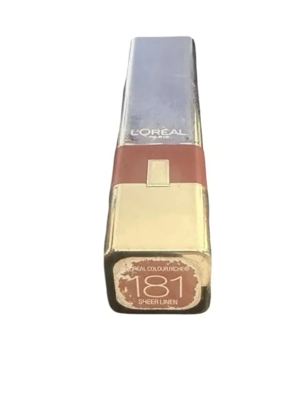 LOREAL COLOUR RICHE Caresse Lipstick - 180 Silky Java NEW Smudged SEE!!